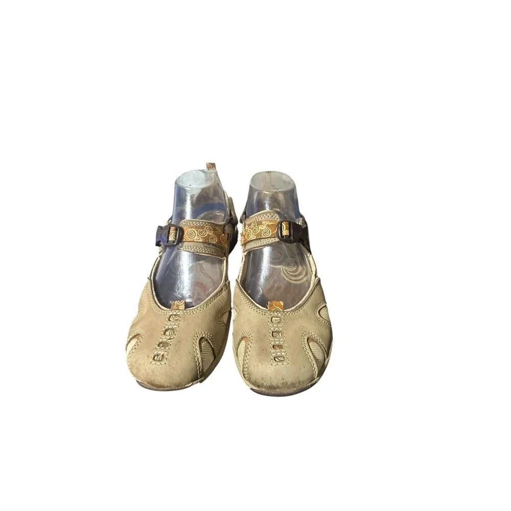 Merrell Siren Ginger Mary Jane performance footwear womens Beige Vibram Sz 6